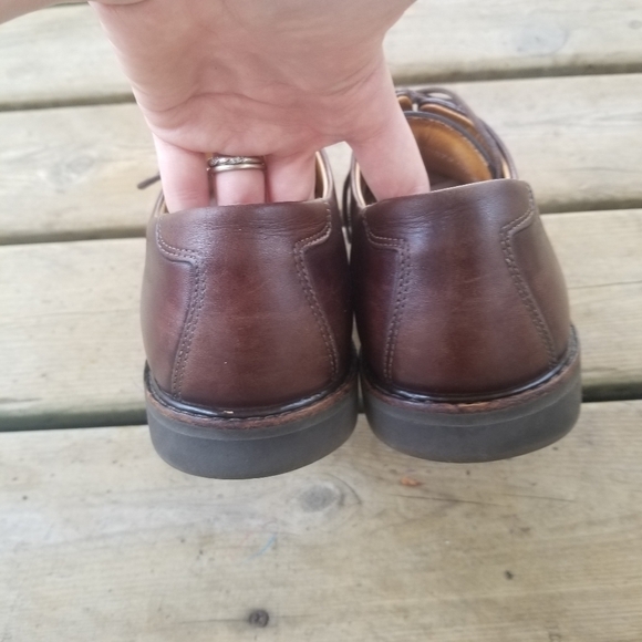 Mephisto Gaetan Brown Leather Bicycle Derby Oxford - Picture 6 of 10